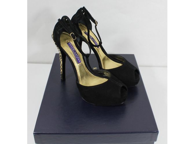 Décolleté Ralph Lauren Nero - vista 4