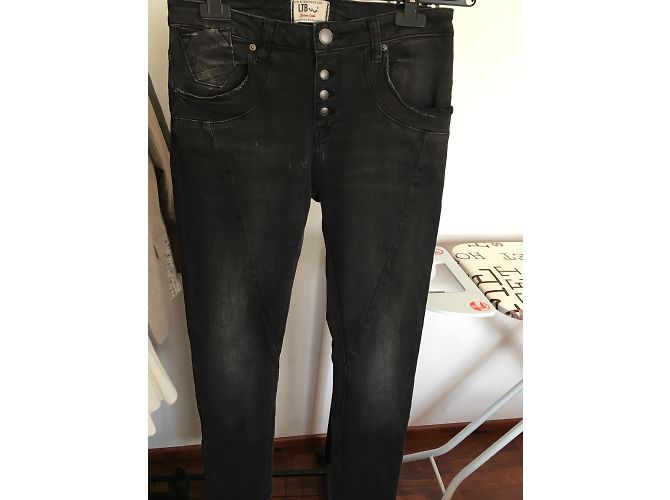 Jeans Boyfriend LTB Margie Corte Baggy Negro - vista 3