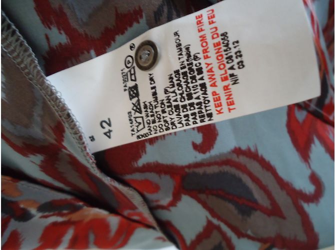 One step Kleid mit bunten Blumen aus Polyester Größe 42 Mehrfarben - Ansicht 5