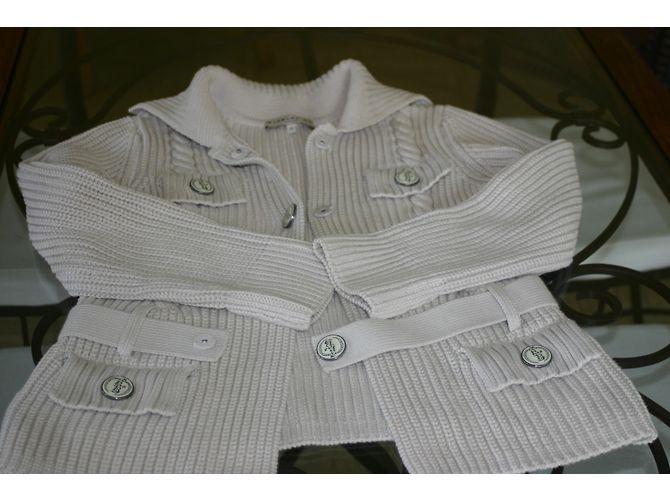 Chaqueta de algodón Barbara Bui gris S - vista 3