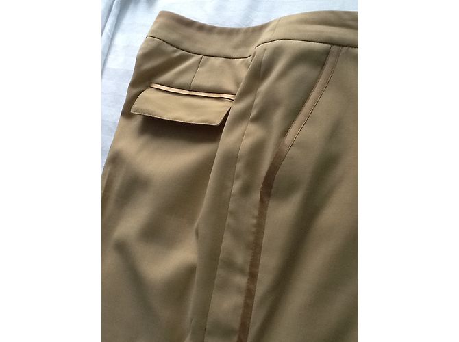 Autre Marque Pantalones Michel Payne de lana beige Talla 42 - vista 5