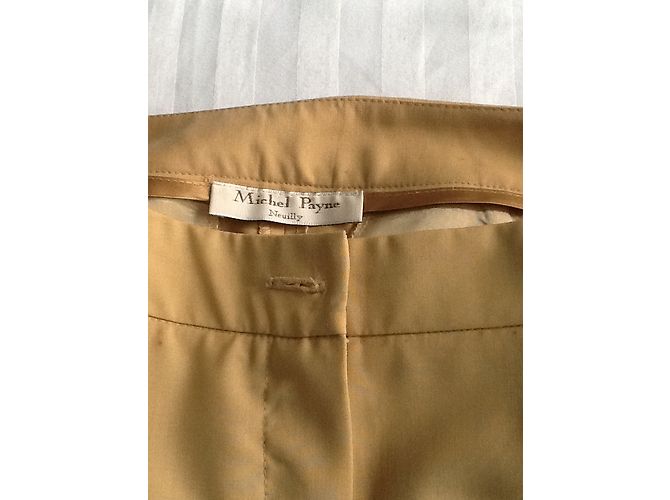 Autre Marque Pantalones Michel Payne de lana beige Talla 42 - vista 7