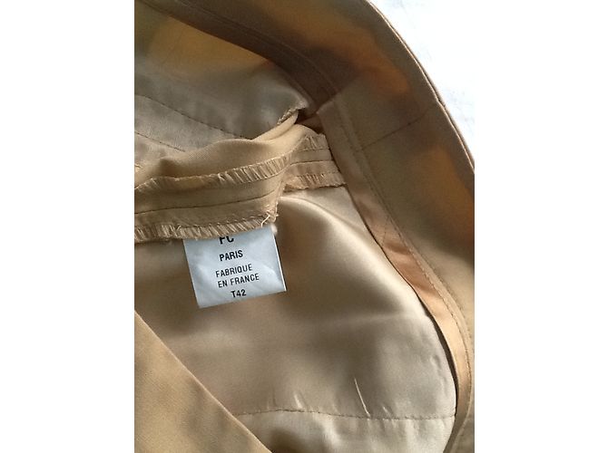 Autre Marque Pantalones Michel Payne de lana beige Talla 42 - vista 8