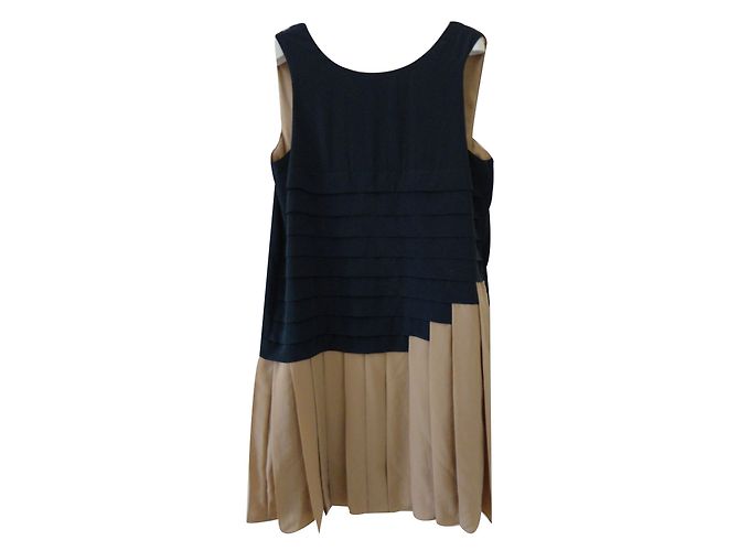 Kenzo Charlestown Kleid blau aus Polyester mit Faltenrock - Ansicht 2