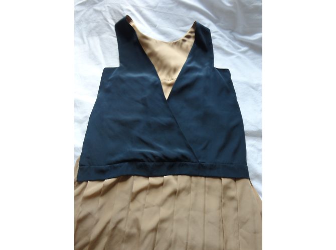 Kenzo Charlestown Kleid blau aus Polyester mit Faltenrock - Ansicht 3