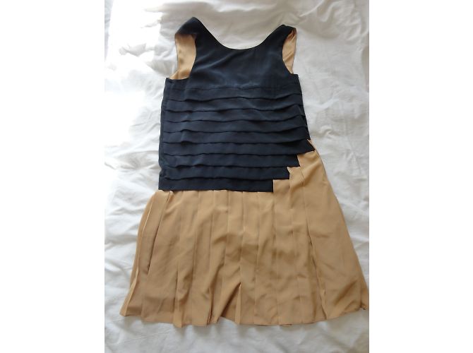 Kenzo Charlestown Kleid blau aus Polyester mit Faltenrock - Ansicht 4