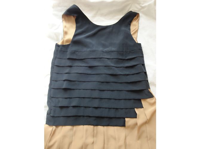 Kenzo Charlestown Kleid blau aus Polyester mit Faltenrock - Ansicht 5