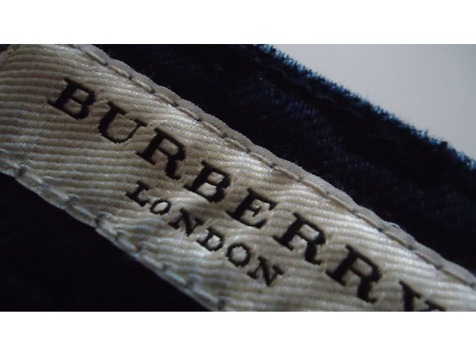 Falda de tubo en denim azul Burberry - vista 9