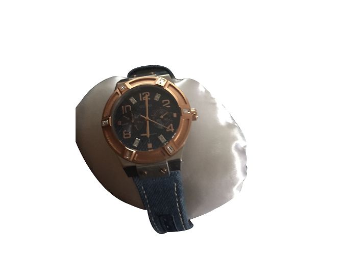 Guess Uhr in Blau Denim - Ansicht 3