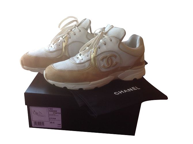 Chanel scarpe da ginnastica Beige - vista 2