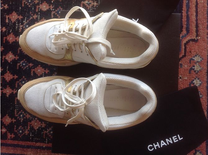 Chanel scarpe da ginnastica Beige - vista 6