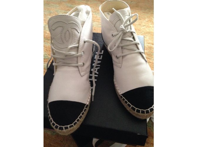 Chanel Espadrilles White - view 9