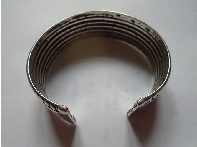 Autre Marque Bracciale manchette in argento - vista 4