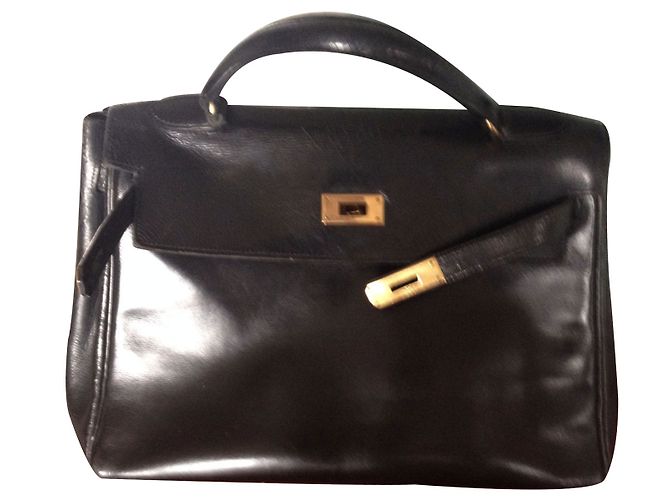 Kelly Hermès Handtaschen Schwarz - Ansicht 2