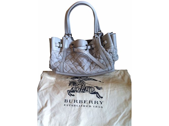 Borsa a mano Burberry in pelle 40 cm - vista 2