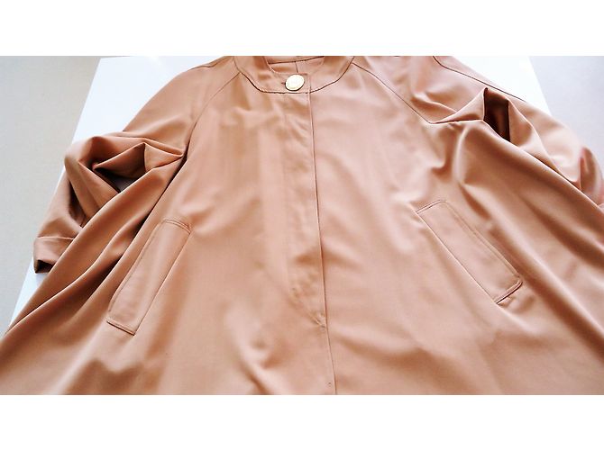 Gabardina Christian Dior de lana marrón Marrón claro - vista 7