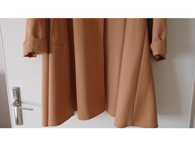 Gabardina Christian Dior de lana marrón Marrón claro - vista 9