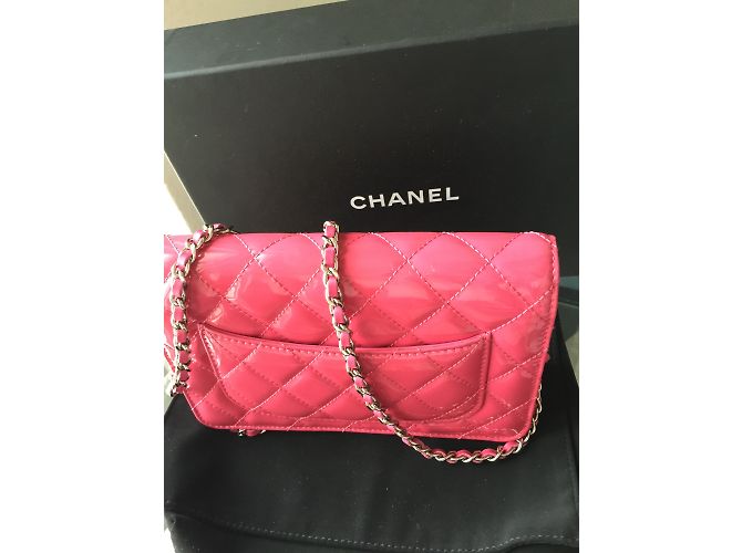 Wallet On Chain Portafoglio Chanel rosa su catena WOC - vista 6