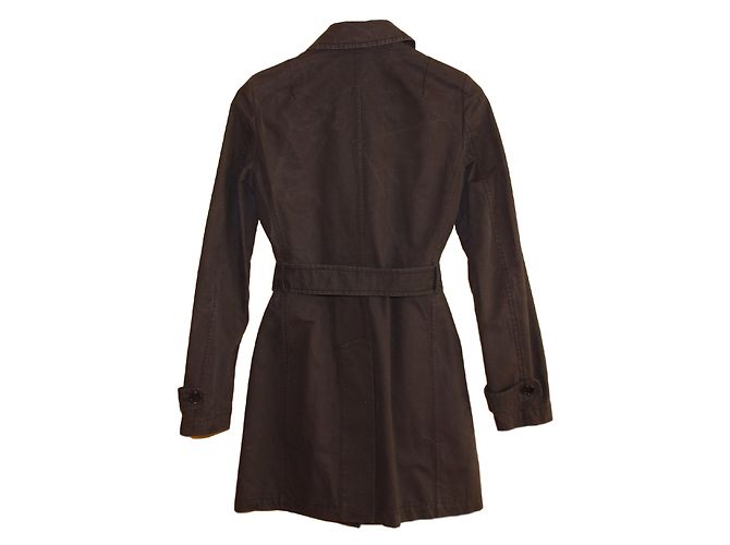 Gabardina Vanessa Bruno de Algodón Caqui - vista 2