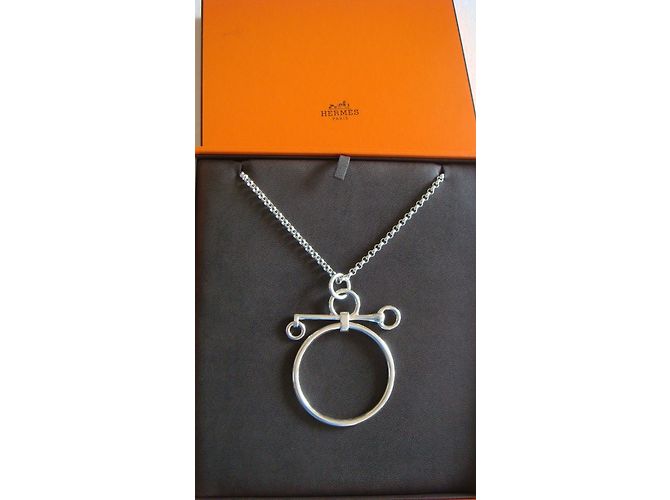 Hermès Mors de Bride Plata - vista 2