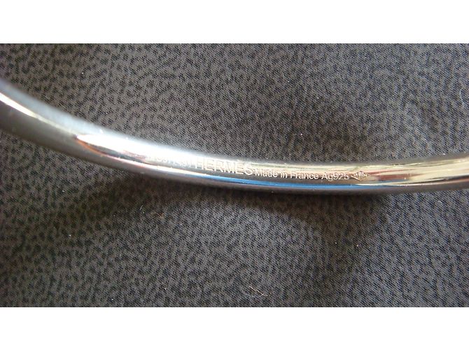 Hermès Mors de Bride Plata - vista 4