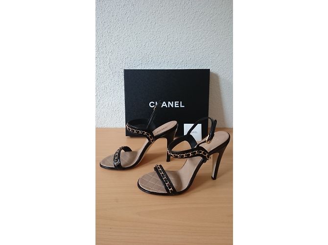Chanel Sandales Noir - vue 3