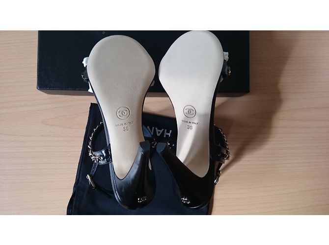 Chanel Sandales Noir - vue 6