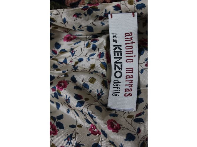 Kenzo Mantel im Empire-Stil mit Blumenmuster Mehrfarben - Ansicht 5