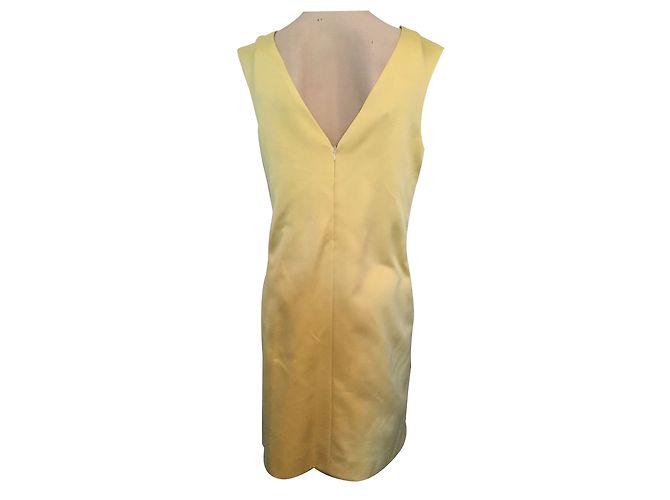 Autre Marque Vestido mini de seda amarillo Aquascutum - vista 2