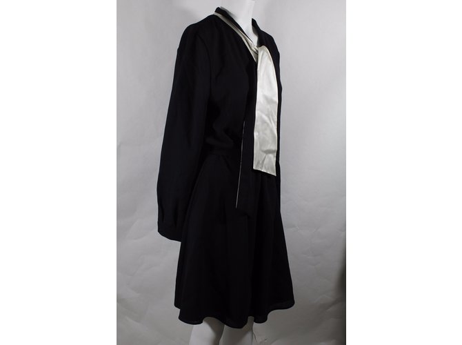 Bouchra Jarrar Dres Negro - vista 4