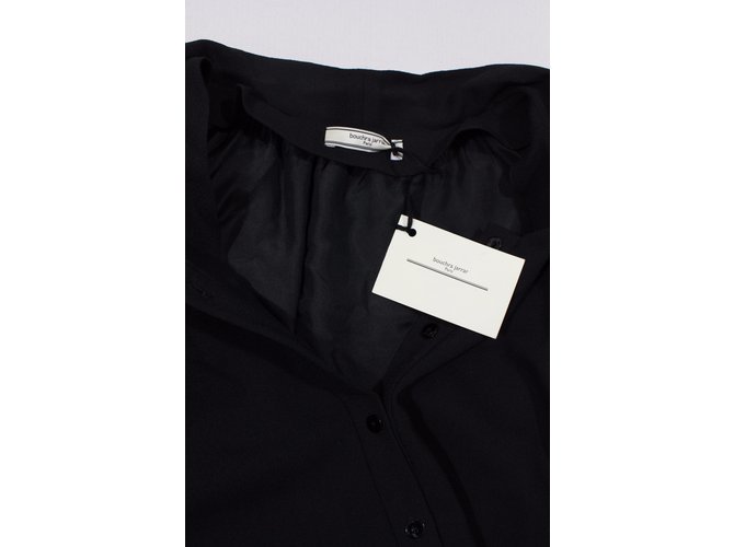 Bouchra Jarrar Dres Negro - vista 6