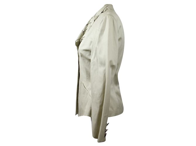 Autre Marque Chaqueta Sophie Sitbon de algodón beige - vista 3