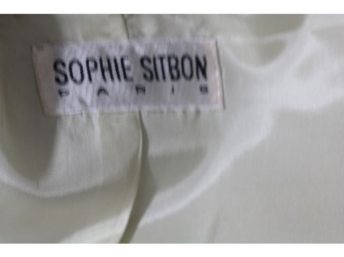 Autre Marque Chaqueta Sophie Sitbon de algodón beige - vista 4