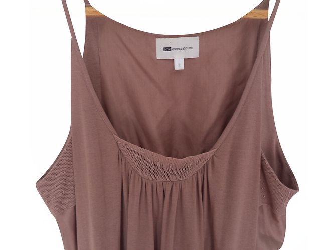 Vestido de seda Vanessa Bruno Athe Rosa - vista 2