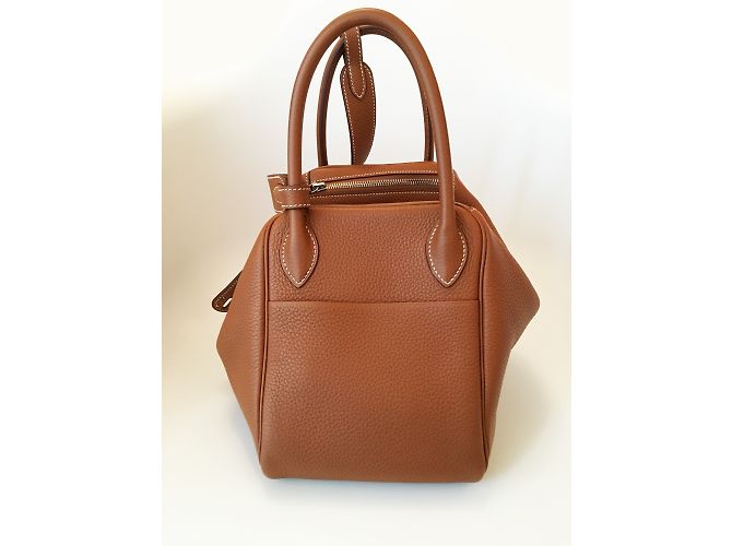 Hermès Sacs à main Caramel - vue 4