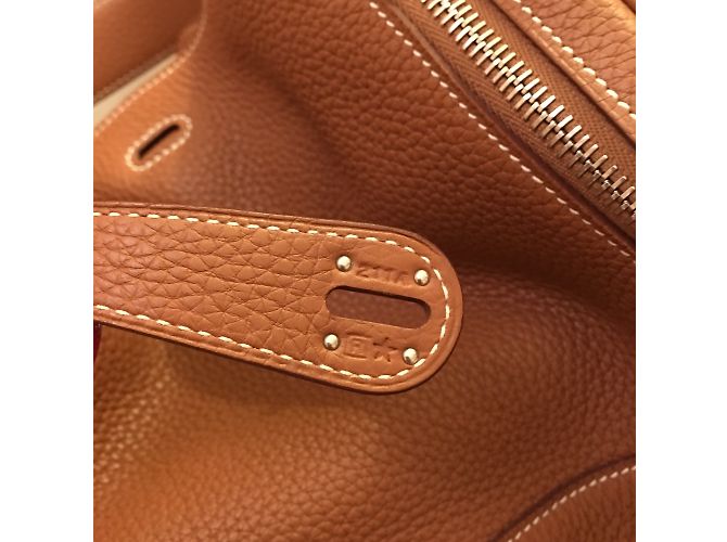 Hermès Sacs à main Caramel - vue 8