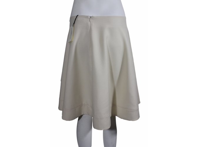 Bouchra Jarrar Falda Beige - vista 2