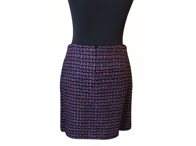 Falda Chanel Tweed Multicolor - vista 2