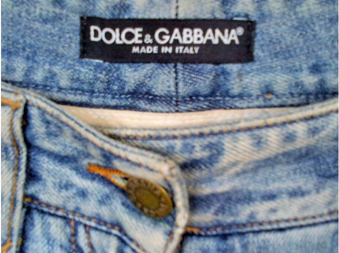 Jeans Dolce & Gabbana Blu Cotone 38IT - vista 3