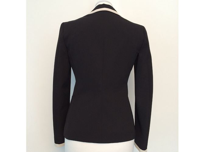 Blazer Moschino Cheap And Chic Negro con Perla Decorativa - vista 5