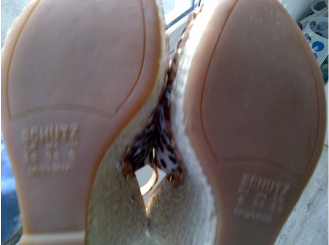 Autre Marque Mules de cuña Schutz Pip estampado leopardo 36 Estampado de leopardo - vista 4