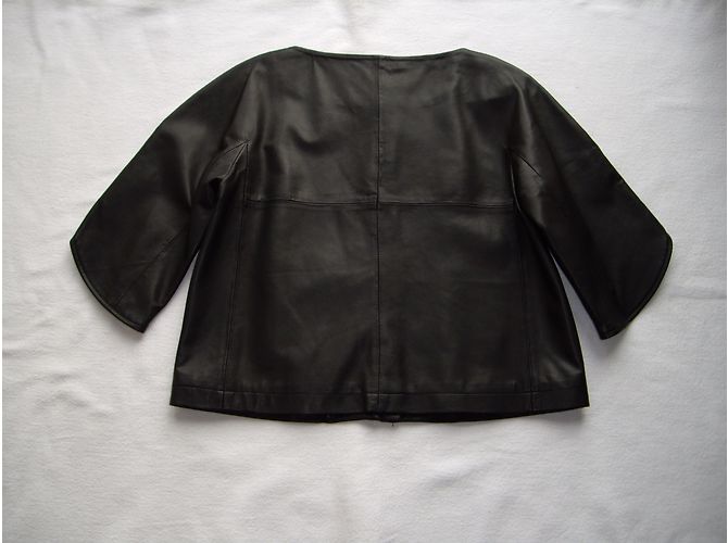 Thakoon Addition Lederjacke aus schwarzem Lammfell - Ansicht 4