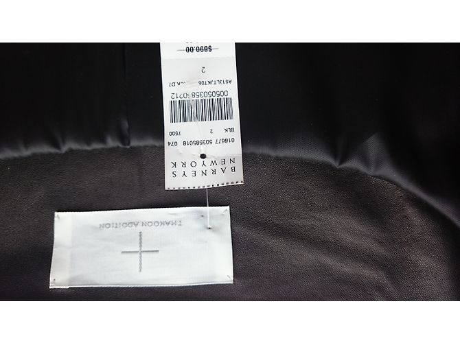 Thakoon Addition Lederjacke aus schwarzem Lammfell - Ansicht 5