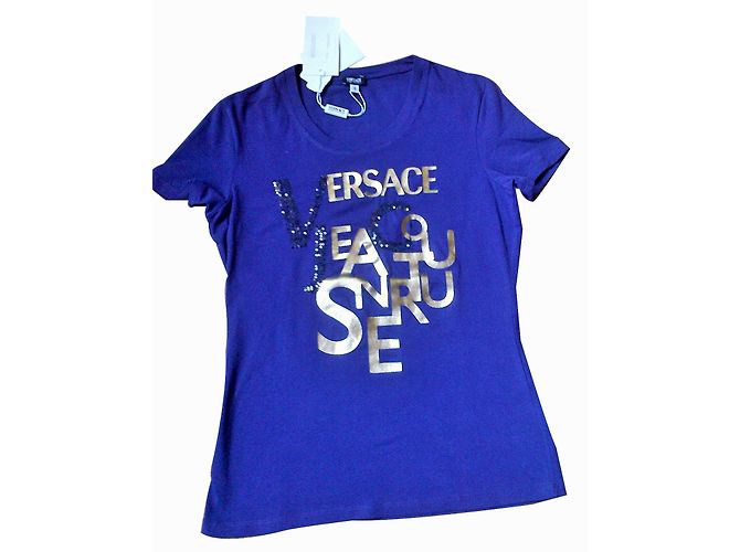 Camiseta de manga larga de Versace Púrpura - vista 2