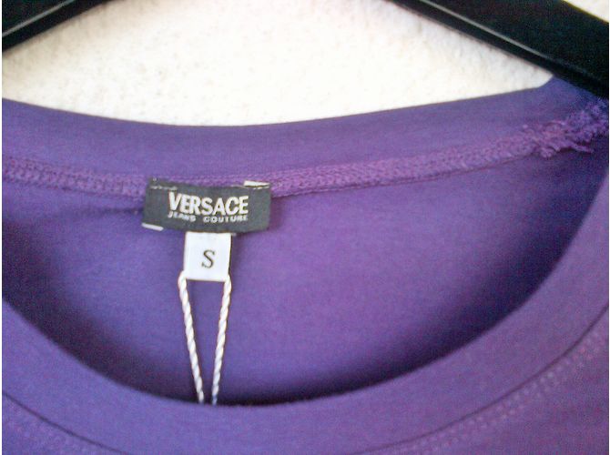 Camiseta de manga larga de Versace Púrpura - vista 3