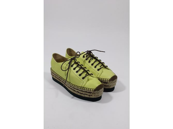 Palomitas Sneakers con zeppa Verde - vista 4