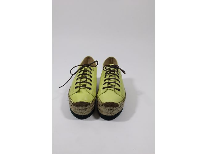 Palomitas Sneakers con zeppa Verde - vista 5