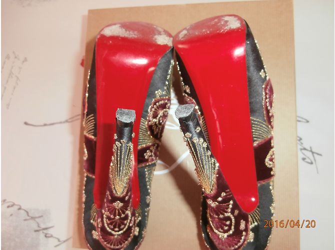 Christian Louboutin Sombrero di altezza 160 Tacchi Multicolore - vista 5