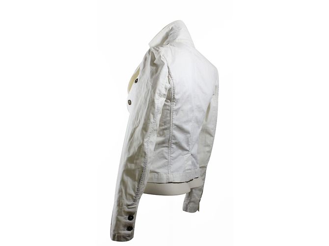 Chaqueta Kenzo de algodón crema Crudo - vista 3