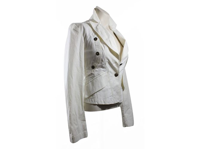 Chaqueta Kenzo de algodón crema Crudo - vista 5
